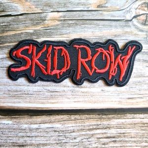 Skid Row Hair Metal 80s Punk Rock Vintage Embroidered Iron on Patch